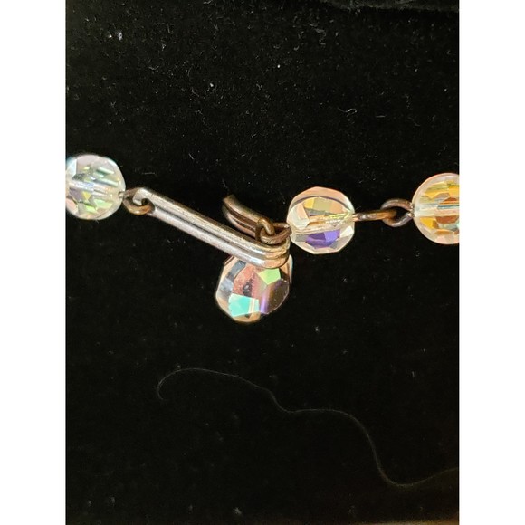 Vintage Vendome Triple Strand Aurora Borealis Crystal Beads In Original Box - Picture 7 of 10